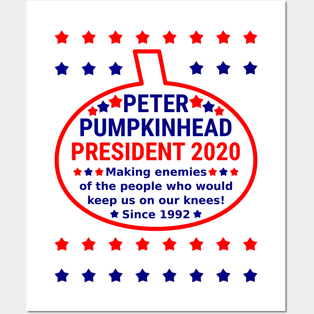 Peter Pumpkinhead 2020 Wall Art by apalooza